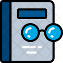 Book Research Learning Glasses Icon