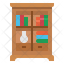 Bookcase Furniture Household Icon