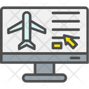 Online Flight Booking Online Booking Travel Icon