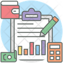 Bookkeeping Accounting Financial Document Icon