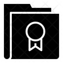 Prize Folder Badge Folder Icon