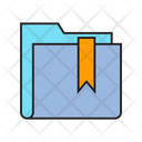 Folder Bookmark Storage Icon