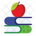 Books With Apple  Icon