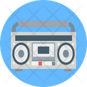 Boombox Stereo Cassette Player Icon