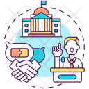 Cooperation Government Teamwork Icon