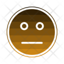 Boring Face Smiley Icon