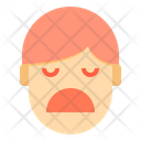 Boring Emotion Face Icon