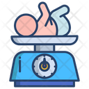 Born Baby Weight Baby Weight Weight Scale Icon