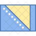 Bosnia Herzegovina Flag Icon