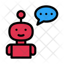 Bot Talk Robot Talk Robot Chat Icon