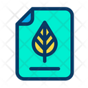 Botany Document Agricultural Document Icon