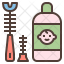 Bottle Brushes Clean Icon