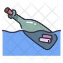 Sea Bottle Letter Icon
