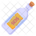 Bottle Message Icon