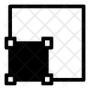Bottom Left Align  Icon
