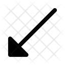 Bottom Left Corner  Icon