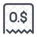 Bounced Check Payment Icon