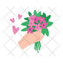 Flower Bouquet Love Icon