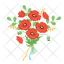 Flower Bouquet Poppy Icon