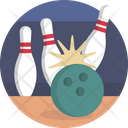 Sports Skittle Bowling Icon