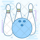 Alley Pins Bowling Game Bowling Pins Icon