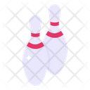 Ten Pins Bowling Pins Skittles Icon