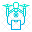 Drone Transportation Transport Package Icon