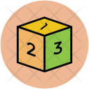 Box Digits Learning Icon