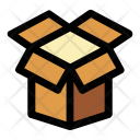 Open Cardboard Box Icon