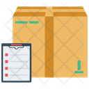 Box Package With Checklist Packaging Box Packing Icon