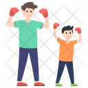 Boxer Boxing Punching Icon