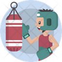 Sports Boxing Boxer Icon
