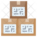 Boxes Qr Code Icon