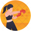 Boxing Boxer Olympics Game Icon