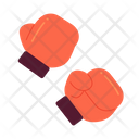 Boxing fists in gloves  Icon
