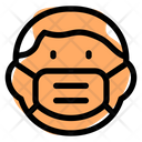 Boy Emoji With Face Mask Emoji Icon