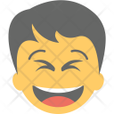 Boy Laughing Emoji Icon