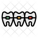 Braces Dental Teeth Icon