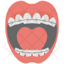 Mouth Teeth Braces Icon