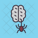 Brain Spider Horror Icon