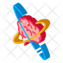 Brain Center Atom Icon