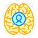Brain Cancer Color Icon