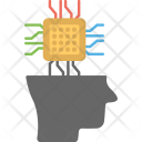 Brain Chip Artificial Icon