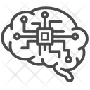 Brain Chip Chip Digital Brain Icon