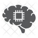 Brain Chip Neurochip Icon