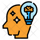Intelligence Thinking Brainstorming Icon