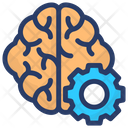 Artificial Intelligence Brain Development Brain Processing Icon