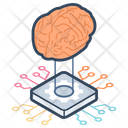 Brain Processor Artificial Intelligence Humanoid Icon