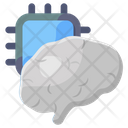 Brain Processor Artificial Intelligence Humanoid Icon
