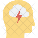 Brainstorm Bright Thought Creative Person Icon